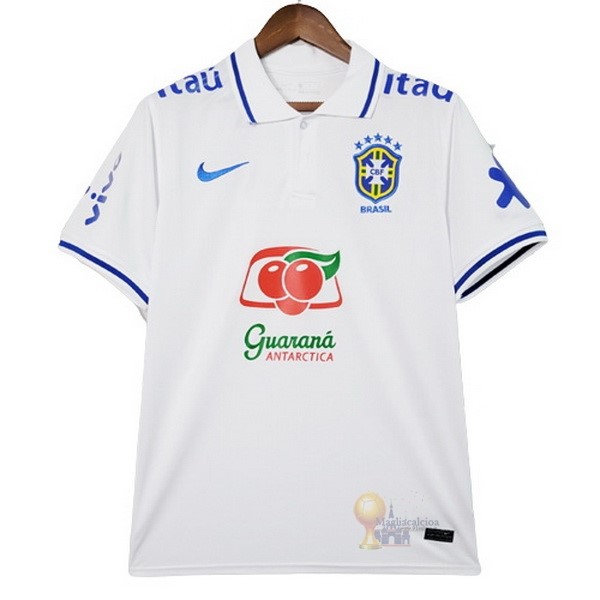Calcio Maglie Polo Brasile 2021 Bianco