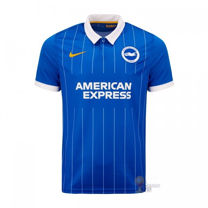 Calcio Maglie Casa Camiseta Brighton 2020 2021 Blu