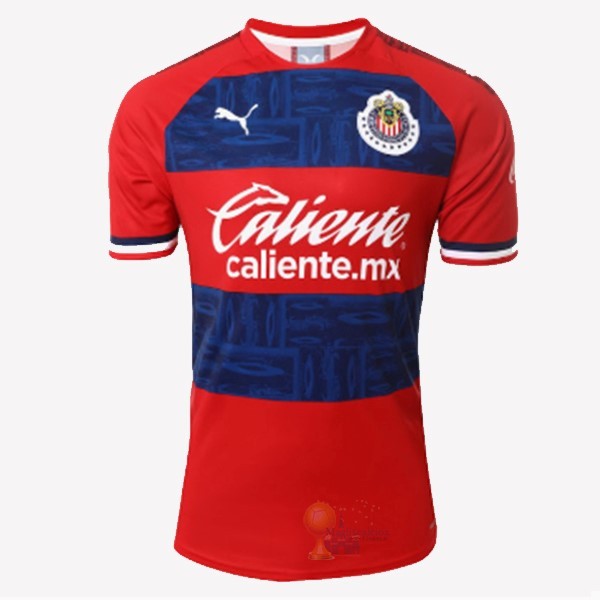 Calcio Maglie Home Maglia Donna CD Guadalajara 2019 2020 Rosso Blu