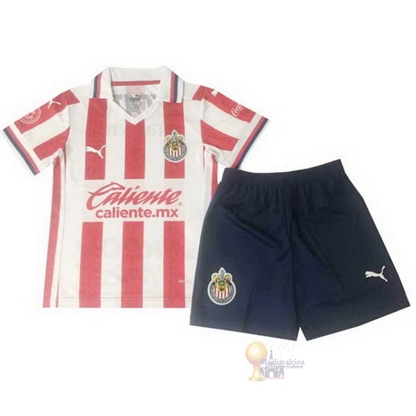 Calcio Maglie Home Conjunto De Bambino CD Guadalajara 2020 2021 Rosso
