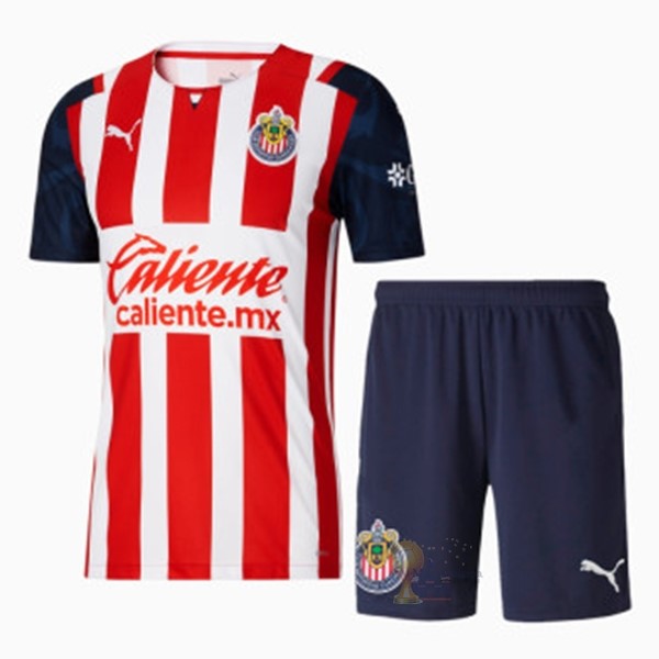 Calcio Maglie Home Conjunto De Bambino CD Guadalajara 2021 2022 Rosso