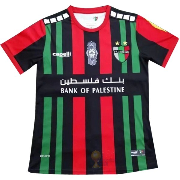Calcio Maglie Home Maglia CD Palestino 2019 2020 Nero