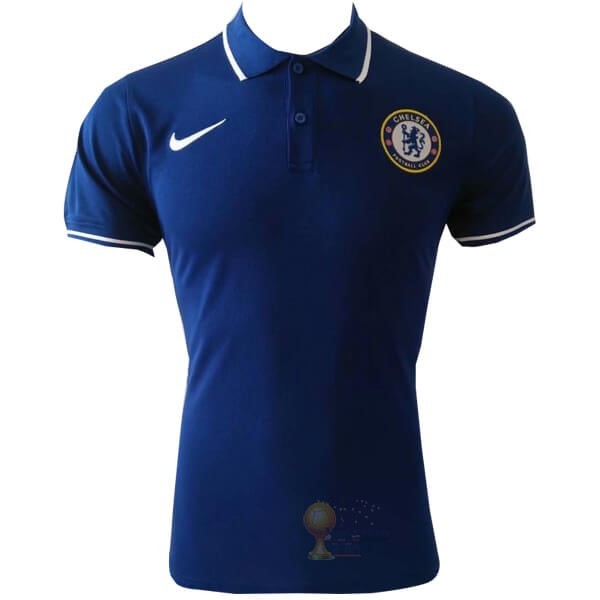 Calcio Maglie Polo Chelsea 2019 2020 Blu