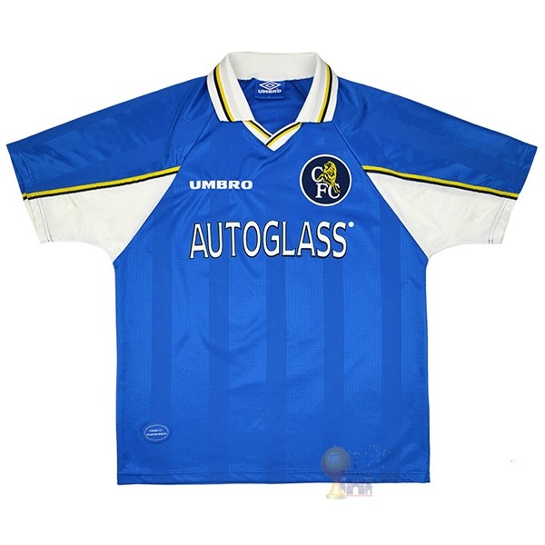 Calcio Maglie Casa Camiseta Chelsea Retro 1997 1999 Blu
