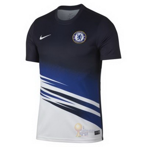 Calcio Maglie Formazione Chelsea 2019 2020 Blu Navy Bianco