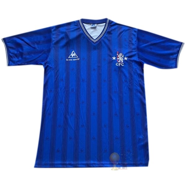 Calcio Maglie Home Maglia Chelsea Stile rétro 1985 1987 Blu