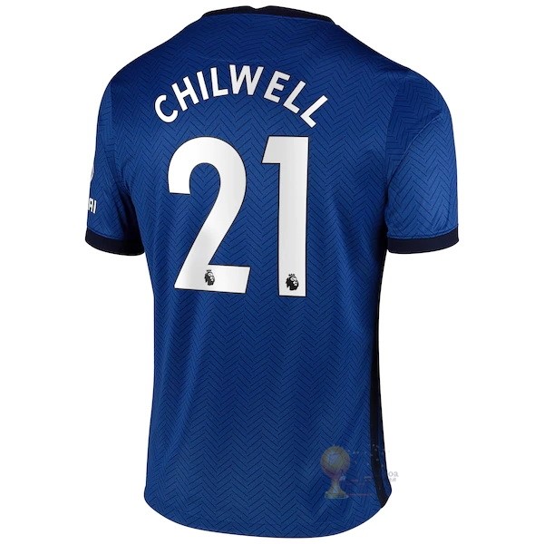 Calcio Maglie NO.21 Chilwell Home Maglia Chelsea 2020 2021 Blu