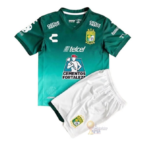 Calcio Maglie Home Conjunto De Bambino Club León 2021 2022 Verde
