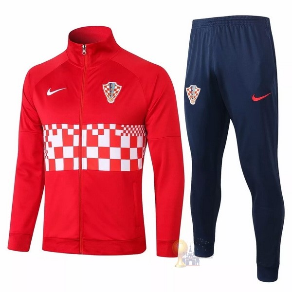 Calcio Maglie Giacca Croazia 2020 Rosso