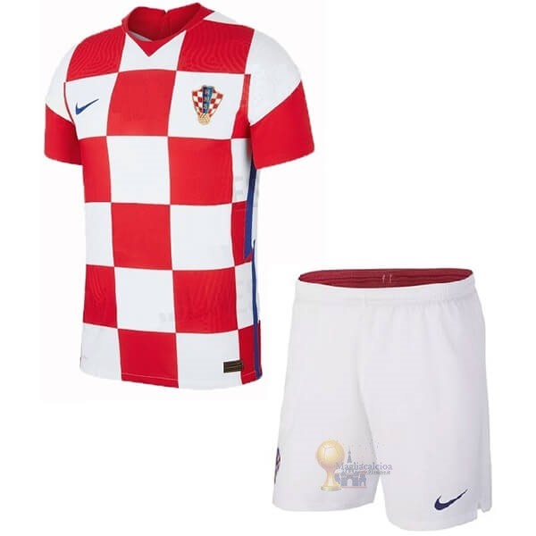 Calcio Maglie Home Set Completo Bambino Croazia 2020 Rosso