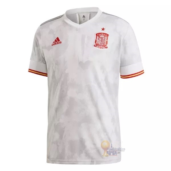 Calcio Maglie Segunda Camiseta Spagna 2020 Bianco