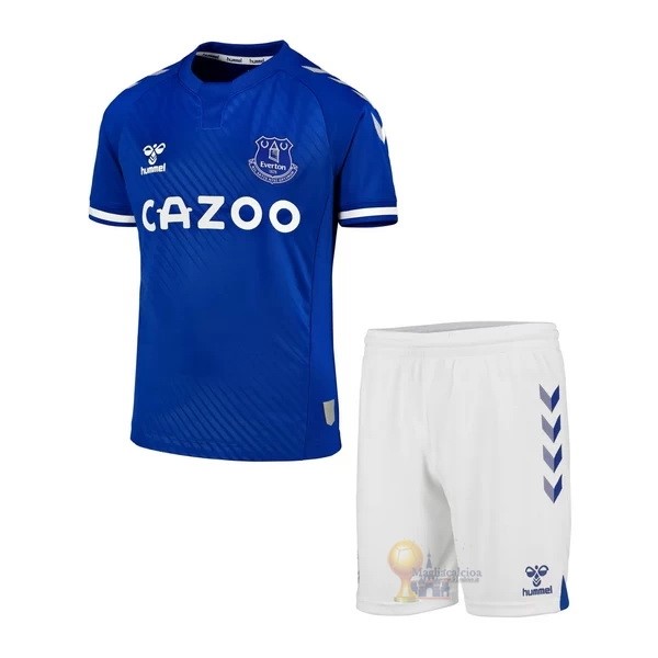 Calcio Maglie Home Conjunto De Bambino Everton 2020 2021 Blu Bianco