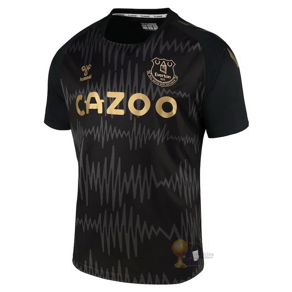 Calcio Maglie hummel Tercera Camiseta Portero Everton 2020 2021 Nero