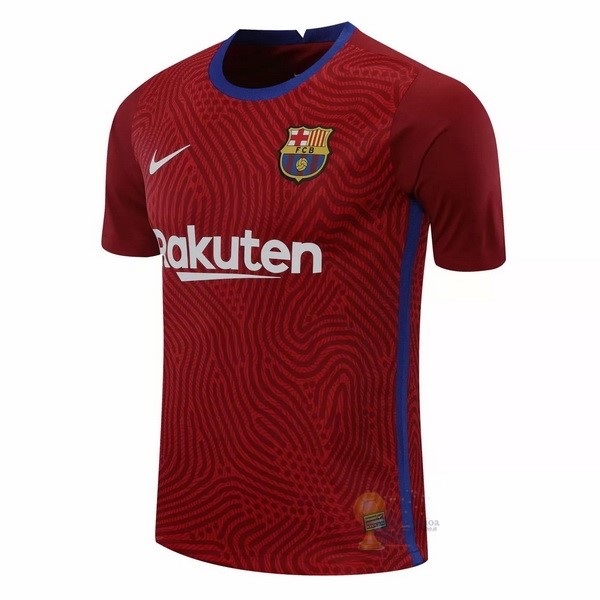 Calcio Maglie Camiseta Portero Barcellona 2020 2021 Borgogna