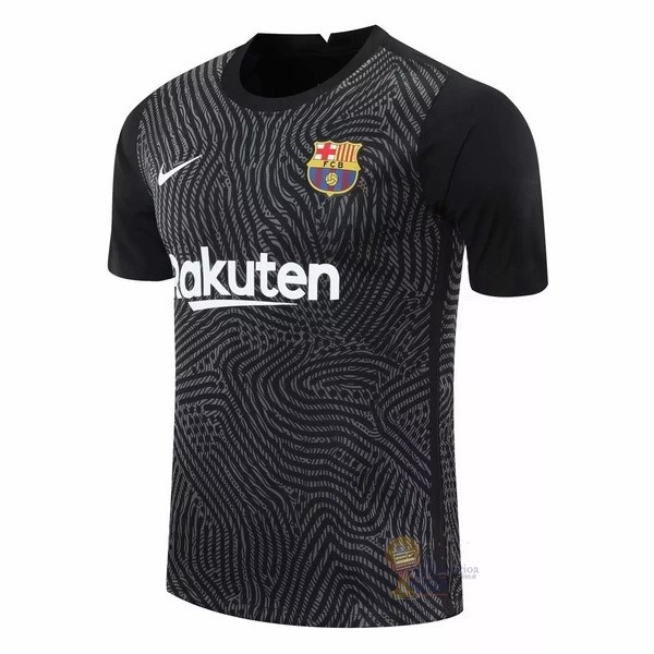 Calcio Maglie Camiseta Portero Barcellona 2020 2021 Nero