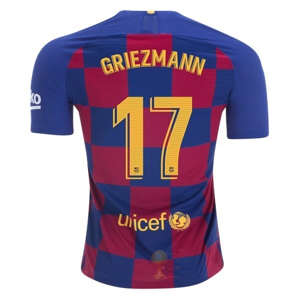 Calcio Maglie NO.17 Griezmann Home Maglia Barcellona 2019 2020 Blu Rosso