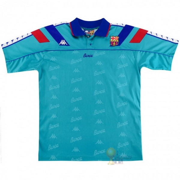 Calcio Maglie Segunda Camiseta Barcellona Retro 1992 1995 Blu