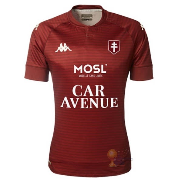 Calcio Maglie Casa Camiseta Metz 2020 2021 Rosso