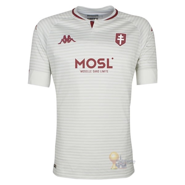 Calcio Maglie Segunda Camiseta Metz 2020 2021 Bianco