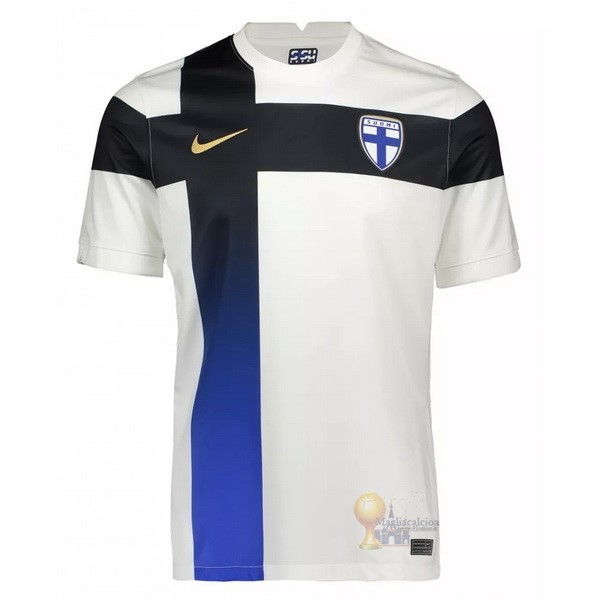 Calcio Maglie Casa Camiseta Finlandia 2020 Bianco