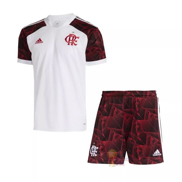 Calcio Maglie Away Conjunto De Bambino Flamengo 2021 2022 Bianco