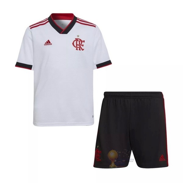 Calcio Maglie Away Conjunto De Bambino Flamengo 2022 2023 Bianco