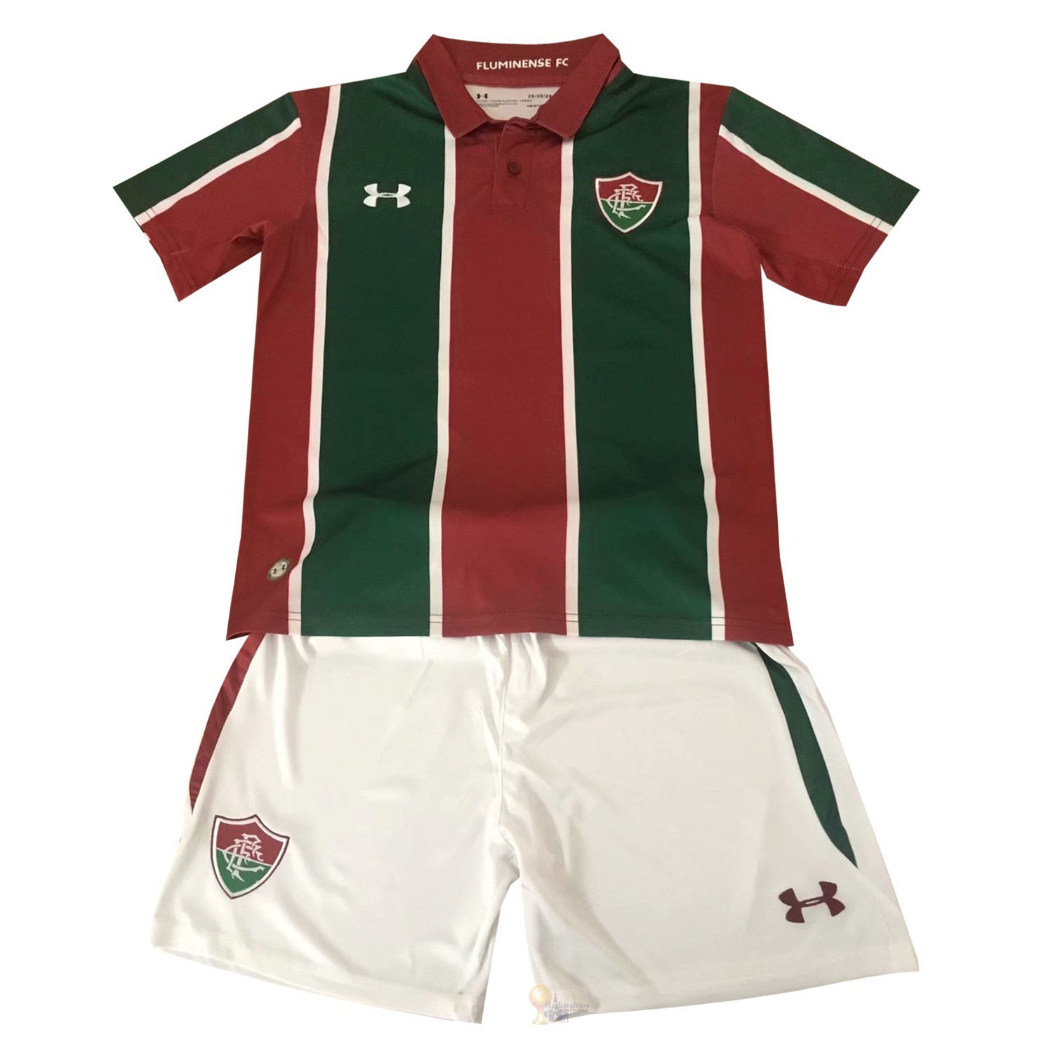 Calcio Maglie Home Conjunto De Bambino Fluminense 2019 2020 Rosso Verde