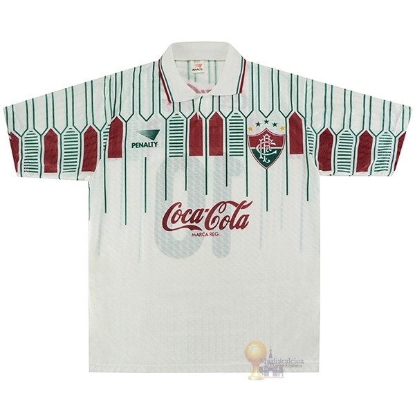 Calcio Maglie Segunda Camiseta Fluminense Retro 1989 Bianco