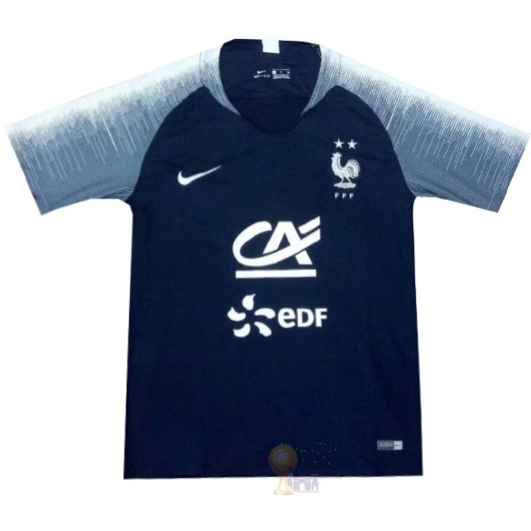 Calcio Maglie Formazione Francia 2019 Blu Bianco