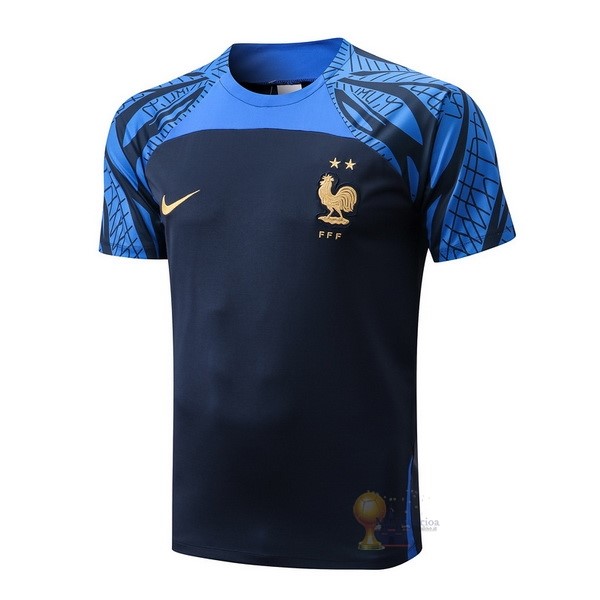 Calcio Maglie Formazione Francia 2022 Blu Navy