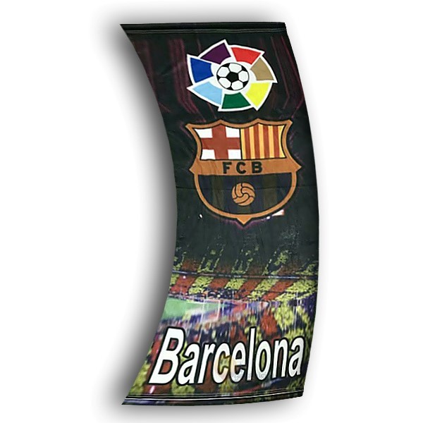 Calcio Maglie Calcio Bandiera de Barcellona Nero
