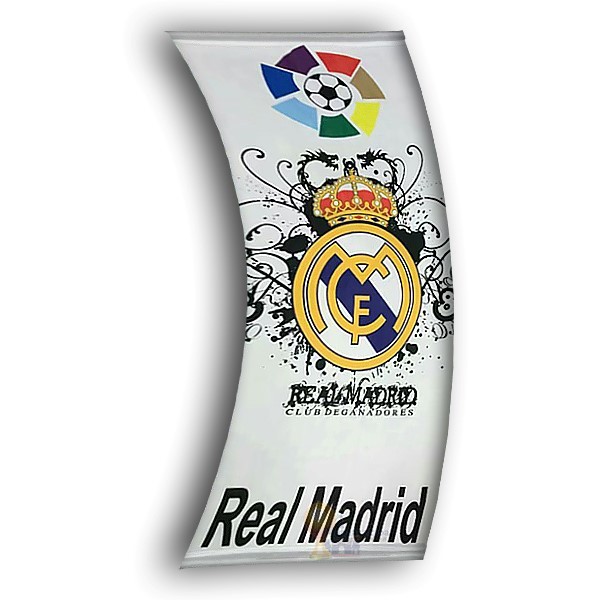 Calcio Maglie Calcio Bandiera de Real Madrid Bianco