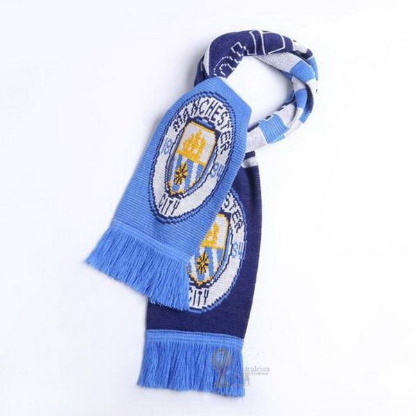 Calcio Maglie Sciarpa Calcio Manchester City Knit Blu