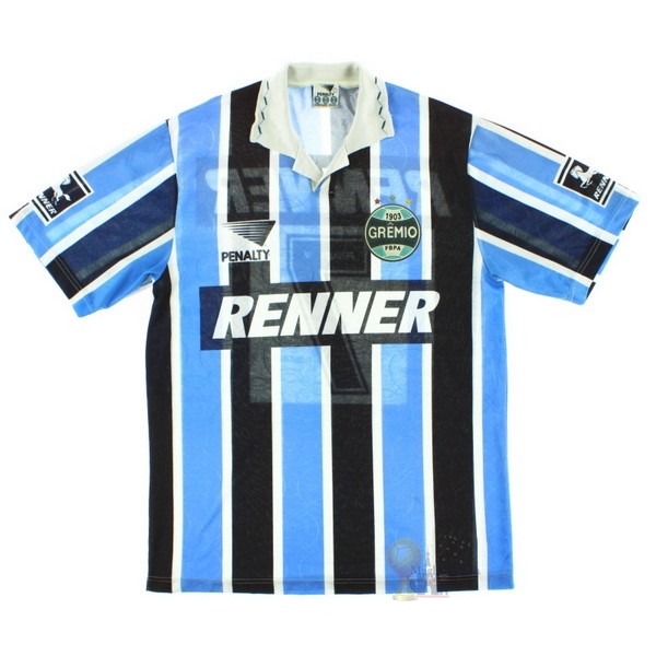 Calcio Maglie Casa Camiseta Grêmio Retro 1995 Blu