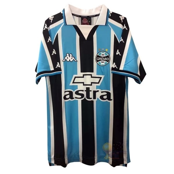 Calcio Maglie Casa Camiseta Grêmio Retro 2000 Blu