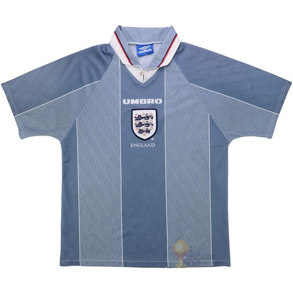 Calcio Maglie Away Maglia Inghilterra Stile rétro 1996 Blu