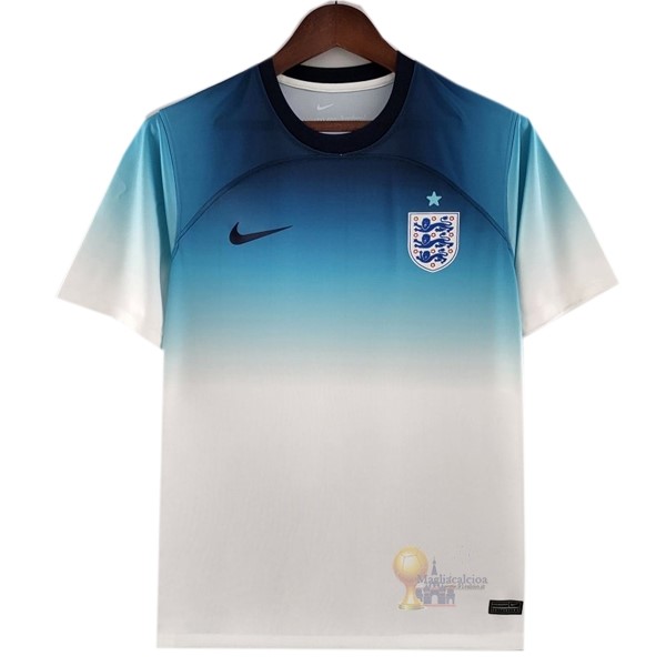 Calcio Maglie Formazione Inghilterra 2022 Bianco Blu