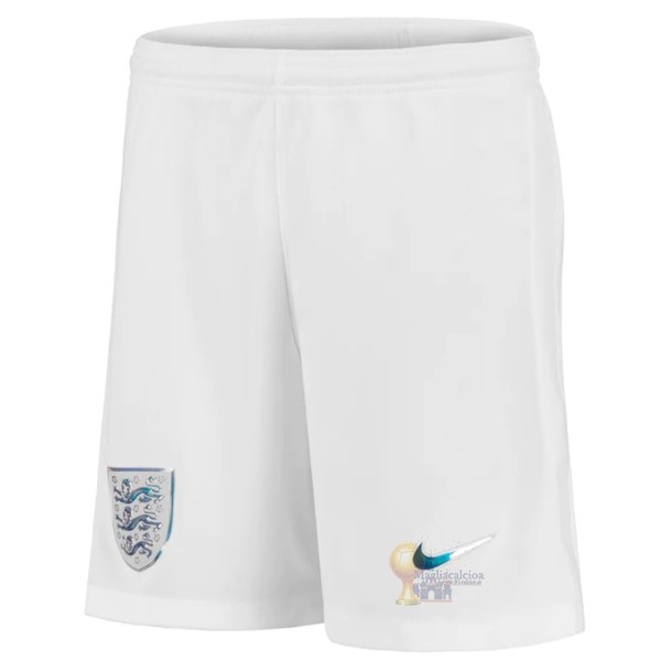 Calcio Maglie Home Pantaloni Inghilterra 2022 Bianco