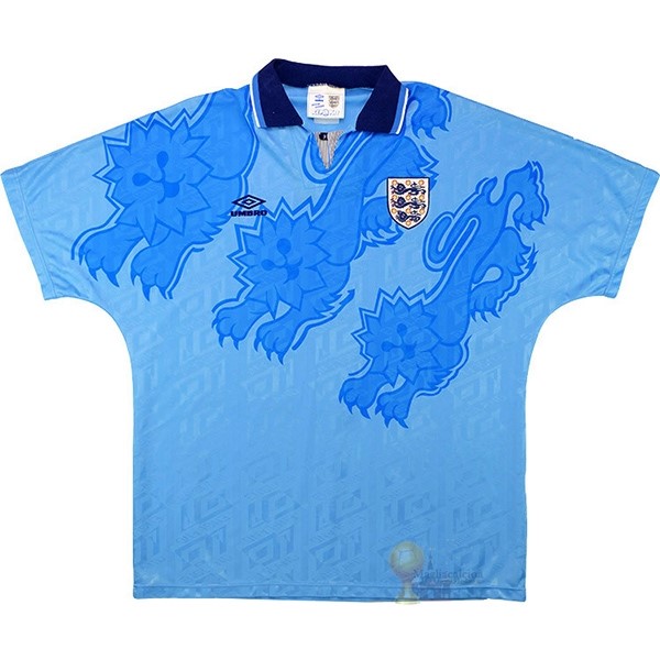 Calcio Maglie Terza Maglia Inghilterra Stile rétro 1992 Blu