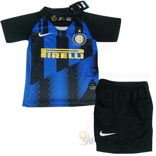 Calcio Maglie Conjunto De Bambino Inter Milán 20th Blu Nero