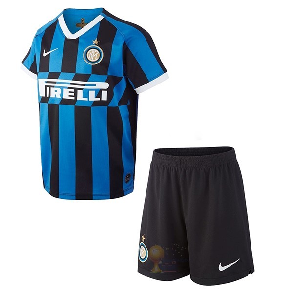 Calcio Maglie Home Conjunto De Bambino Inter Milán 2019 2020 Blu