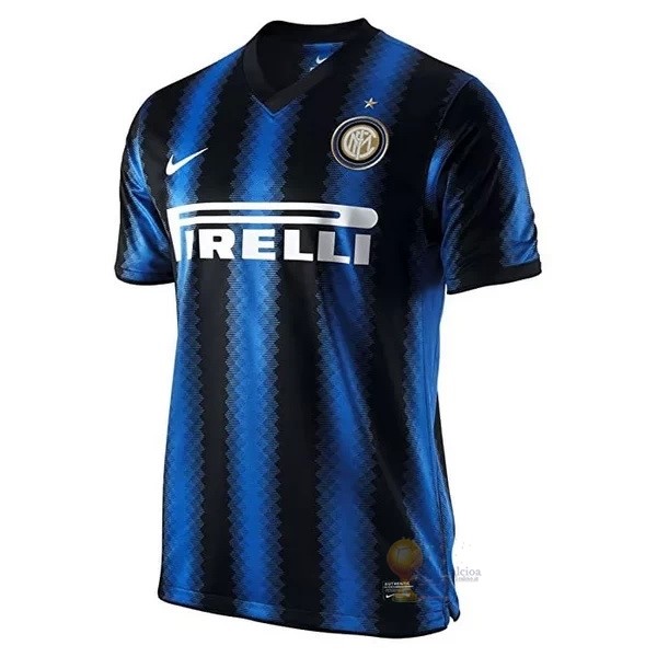Calcio Maglie Casa Camiseta Inter Milán Retro 2010 2011 Blu