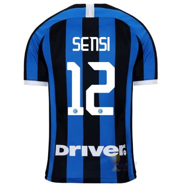 Calcio Maglie NO.12 Sensi Home Maglia Inter Milán 2019 2020 Blu
