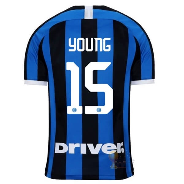 Calcio Maglie NO.15 Young Home Maglia Inter Milán 2019 2020 Blu