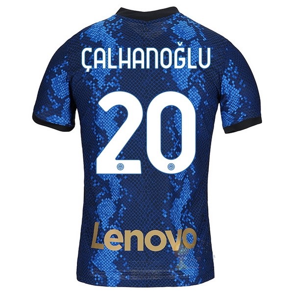 Calcio Maglie NO.20 Çalhanoğlu Home Maglia Inter Milán 2021 2022 Blu