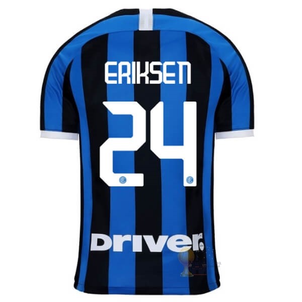 Calcio Maglie NO.24 Eriksen Home Maglia Inter Milán 2019 2020 Blu
