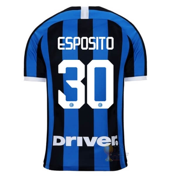 Calcio Maglie NO.30 Esposito Home Maglia Inter Milán 2019 2020 Blu