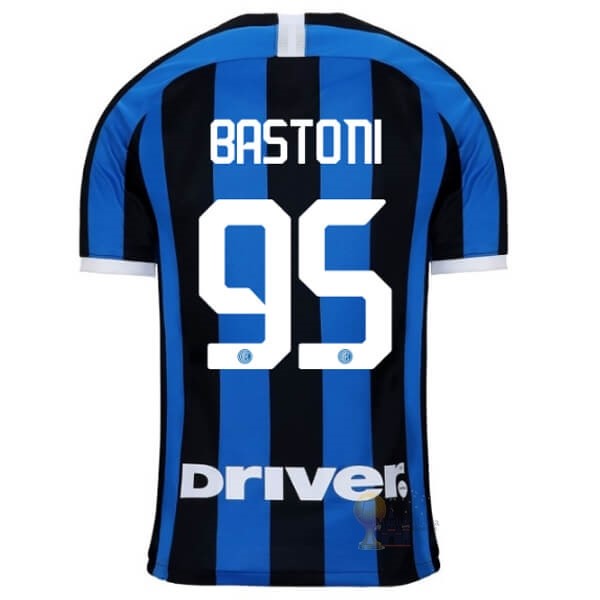 Calcio Maglie NO.95 Bastoni Home Maglia Inter Milán 2019 2020 Blu