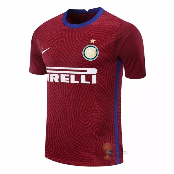 Calcio Maglie Portero Camiseta Inter Milán 2020 2021 Borgogna