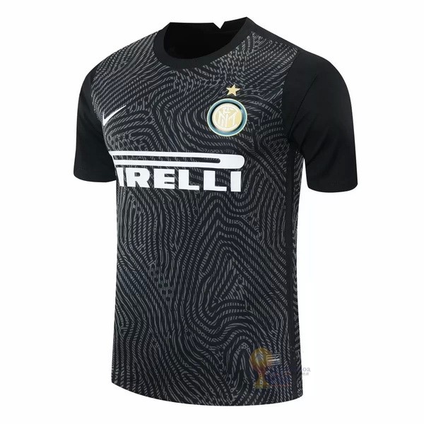 Calcio Maglie Portero Camiseta Inter Milán 2020 2021 Nero